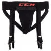 CCM 3-in-1 Jock Strap W/ Cup -Ccm ccm hockey jock 3in1 strap cup sr inset1